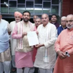 MLA hands over cheque to Chief Minister for relief funds for Punjab flood victims