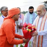 Mahant Balak Nath Yogi welcomed Union Home Minister Amit Shah and Chief Minister Naib Saini at Baba Mastnath University campus.
