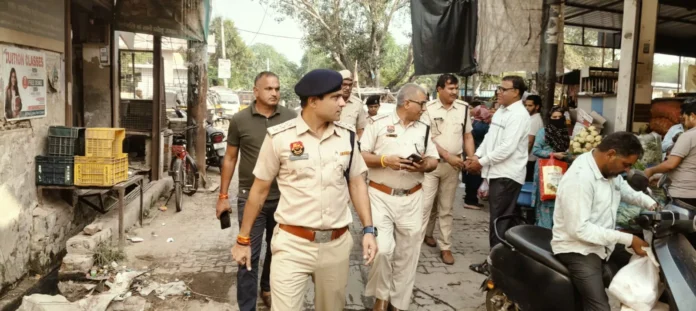 Police increased foot patrolling in view of festivals, strict vigil in crowded areas