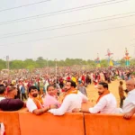 Ravana Dahan at Dussehra Ground, Sector-28, Panchkula; crowds gathered for the grand event