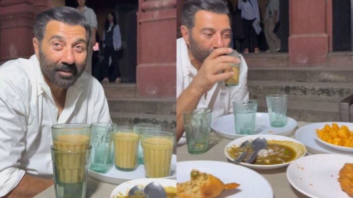 समोसा-पकौड़े संग चाय पीते दिखे Sunny Deol, बोले- ‘अच्छा खाओ, स्वस्थ रहो’, वीडियो देख फैंस बोले- देसी हीरो देसी अंदाज़!