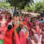 Jind News : आंगनबाड़ी वर्कर एंड हैल्पर यूनियन ने मांगों को लेकर प्रदर्शन किया