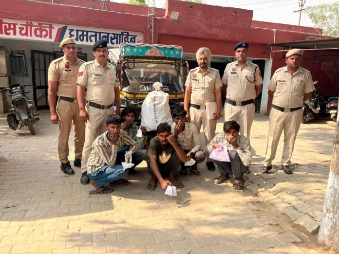 Cable theft gang exposed, five arrested. Jind News : केबल चोरी गिरोह का पर्दाफाश, पांच गिरफ्तार