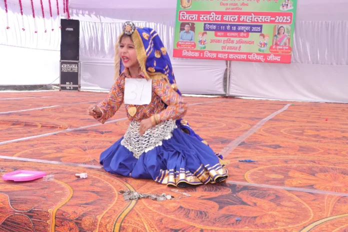 Jind News : एकल नृत्य प्रतियोगिता में बच्चों ने मचाया धमाल