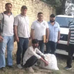 Jind News : 14.600 किलो ग्राम गांजा पत्ती के साथ एक चढ़ा पुलिस हत्थे