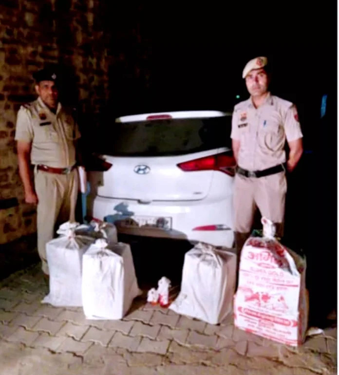 A car loaded with illegal liquor was recovered. Jind News : अवैध शराब से भरी कार बरामद