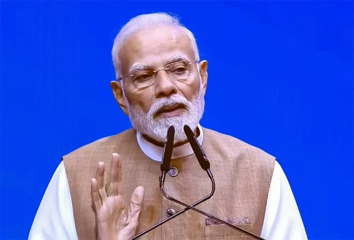 IMC-2025: आज भारत में 1GB वायरलेस डेटा की कीमत एक कप चाय से भी कम : पीएम मोदी IMC-2025