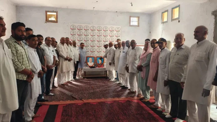 The people of the country will never forget Indira Gandhi's sacrifice: Rishipal Haibatpur Jind News : देशवासी कभी नही भुला पाएंगे इंदिरा गांधी की कुर्बानी : रिषिपाल हैबतपुर