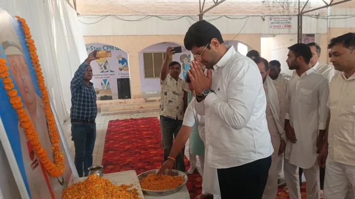 ASI Sandeep Lathar : एएसआई संदीप लाठर को दी गई भावभीनि श्रद्धांजलि
