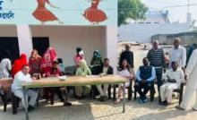 A camp was organised in Kari Aadu for free health check-up and treatment of the people.