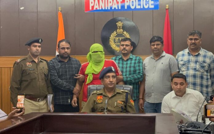 Panipat News : फायरिंग और रंगदारी की वारदात का महज 72 घंटे में पर्दाफाश, आरोपी गिरफ्तार, 6 दिन के पुलिस रिमांड पर