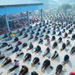 Arya Kanya Gurukul Mor Majra में विशाल योग शिविर का आयोजन, छात्राओं को सिखाए योग के गुर