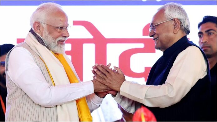 Bihar New Cabinet: 2025 के बिहार विधानसभा चुनावों में भारी जीत के बाद, मुख्यमंत्री नीतीश कुमार की नई सरकार अपने अंतिम स्वरूप की ओर बढ़ रही है Bihar New Cabinet: 2025 के बिहार विधानसभा चुनावों में भारी जीत के बाद, मुख्यमंत्री नीतीश कुमार की नई सरकार अपने अंतिम स्वरूप की ओर बढ़ रही है