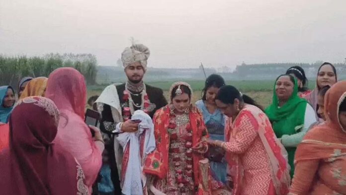 Yamunanagar News: यमुनानगर में हेलीकॉप्टर से दुल्हन लेकर लौटा दूल्हा, देखने वालों की लगी भीड़