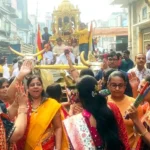 Crowds gathered at the Jain community's Rath Yatra festival, with the Operation Sindoor tableau becoming a centre of attraction.