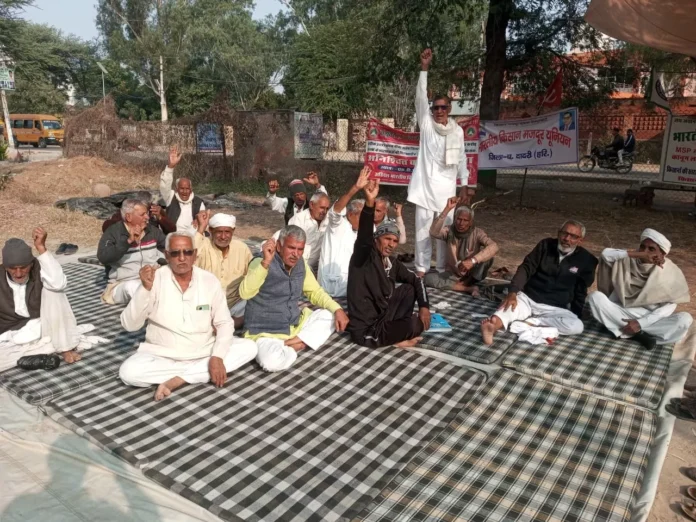 Farmers lashed out at the Central Government at the 134th protest of the United Kisan Morcha.