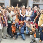 MLA Sunil Sangwan and workers celebrated the victory of NDA in Bihar