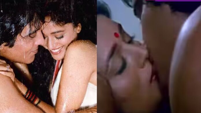 Madhuri Dixit Kissing Scene Controversy: This superstar lost control during an intimate scene with Madhuri Dixit. Madhuri Dixit Kissing Scene Controversy: This superstar lost control during an intimate scene with Madhuri Dixit.
