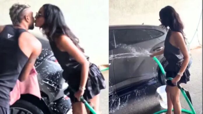 Mahieka Sharma and Hardik Pandya Romance: कार धोते-धोते रोमांस पर उतरे हार्दिक पांड्या! नई गर्लफ्रेंड संग Kiss Video ने मचाया बवाल Mahieka Sharma and Hardik Pandya Romance: कार धोते-धोते रोमांस पर उतरे हार्दिक पांड्या! नई गर्लफ्रेंड संग Kiss Video ने मचाया बवाल