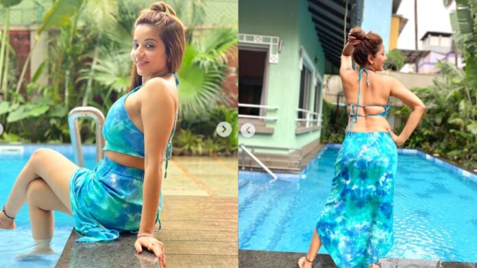 Monalisa Bold Photos: पूलसाइड पर मोनालिसा का ग्लैमरस जलवा! रिलीविंग ड्रेस में बिखेरा हुस्न, अदाओं पर फैंस हुए मदहोश