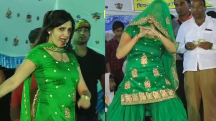Sapna Choudhary Dance: सपना चौधरी ने मंच पर मचाया कहर! ‘हवा कसूत्ती’ गाने पर लगाए जबरदस्त ठुमके