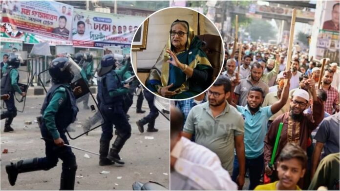 Sheikh Hasina Dhaka Violence: शेख हसीना को फांसी की सजा से ढाका में बवाल, हालात काबू से बाहर Sheikh Hasina Dhaka Violence: शेख हसीना को फांसी की सजा से ढाका में बवाल, हालात काबू से बाहर