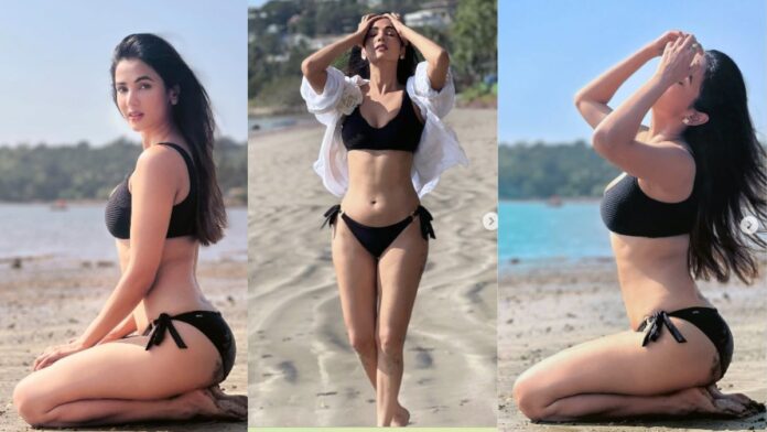 Sonal Chauhan Black Bikini Photos: सोनल चौहान ने ब्लैक बिकिनी में इंटरनेट पर मचाई धूम, सर्दियों में भी बढ़ाई गर्मी