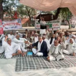 The protest at the subdivision office continues for the 125th day.