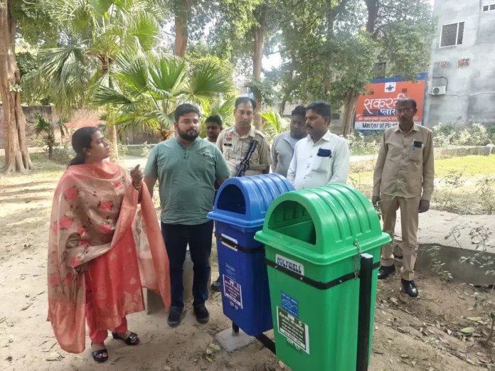 Jind News : नगर परिषद ने शहर को स्वच्छ बनाने के लिए रखवाए डस्टबिन