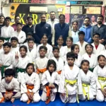 Faridabad News : किंग सेन फाइट क्लब में कराटे कलर बेल्ट का आयोजन