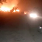 Crops Burnt : खेतों में आग से सौ एकड़ पराली तथा धान फसल जली