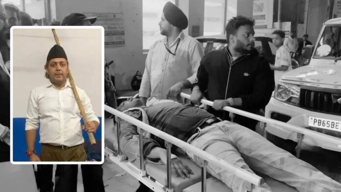 Punjab Breaking : पंजाब के फिरोजपुर में सीनियर RSS नेता के बेटे की हत्या, बदमाशों ने बीच बाज़ार गोलियों से भूना Punjab Breaking : पंजाब के फिरोजपुर में सीनियर RSS नेता के बेटे की हत्या, बदमाशों ने बीच बाज़ार गोलियों से भूना