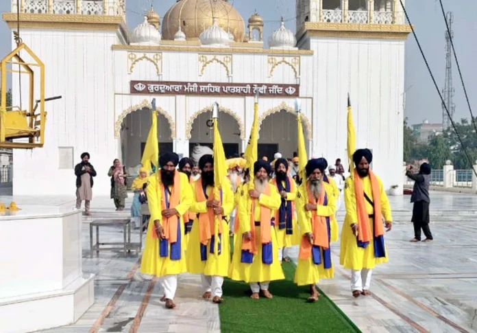 The holy Kirtan Yatra received a grand welcome in Jind. Jind News : पवित्र कीर्तन यात्रा का जींद में हुआ भव्य स्वागत