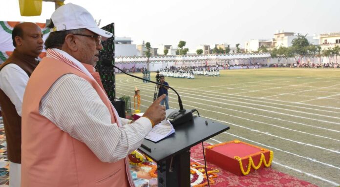 Panipat News : सेंट मैरी कॉन्वेंट सीनियर सेकेंडरी स्कूल के वार्षिक स्पोट्र्स डे कार्यक्रम में पहुंचे मंत्री कृष्णलाल पंवार, बोले - खेल राष्ट्र निर्माण की आधारशिला