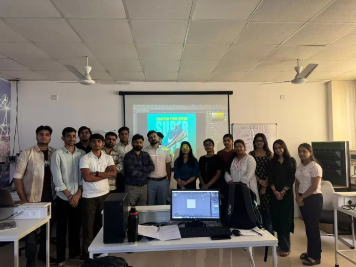 The media department successfully concluded a two-day workshop on animation and design techniques. Faridabad News : मीडिया विभाग द्वारा दो दिवसीय एनीमेशन एंड डिज़ाइन तकनीक विषय पर कार्यशाला संपन्न