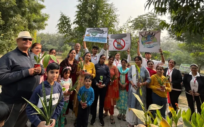 Pollution Drive : जीडी गोयंका स्कूल 15ए द्वारा एंटी-पॉल्यूशन ड्राइव आयोजित