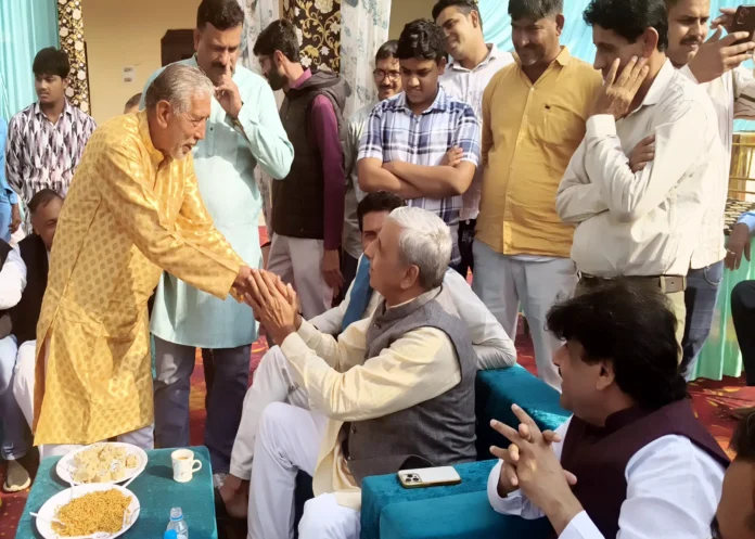 The former minister participated in programs in various villages of Loharu constituency. Bhiwani News : पूर्व मंत्री ने लोहारू हलके के विभिन्न गांवों में कार्यक्रमों में की शिरकत