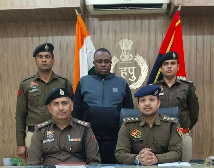 A Nigerian national who defrauded a young woman after befriending her on social media has been arrested. A Nigerian national who defrauded a young woman after befriending her on social media has been arrested.