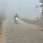 First dense fog of the season affects normal life and traffic