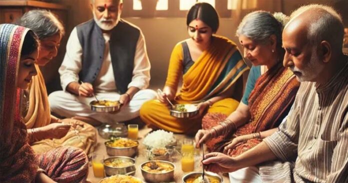 Food Sitting Rules: घर की चौखट पर बैठकर नहीं करना चाहिए भोजन Food Sitting Rules: घर की चौखट पर बैठकर नहीं करना चाहिए भोजन