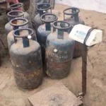 Illegal gas refilling operation busted, over 117 cylinders recovered.