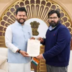 Kartikeya Sharma discussed with the Civil Aviation Minister regarding Ambala Airport and Pilot Training Centre.सांसद कार्तिकेय शर्मा