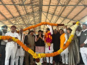 MP Kartikeya Sharma ने मार्केट कमेटी बरवाला के नवनिर्वाचित चेयरमैन के शपथ ग्रहण एवं सम्मान समारोह में की शिरकत