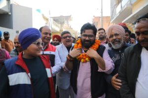 MP Kartikeya Sharma ने अंबाला शहर विधानसभा के विभिन्न ग्रामीण व शहरी इलाकों का किया दौरा, लोगों की समस्याएं सुनी