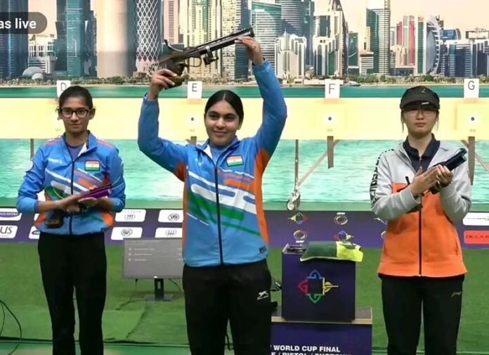 Suruchi Phogat: हरियाणा की सुरुचि ने शूटिंग वर्ल्ड कप में गोल्ड पर लगाया निशाना